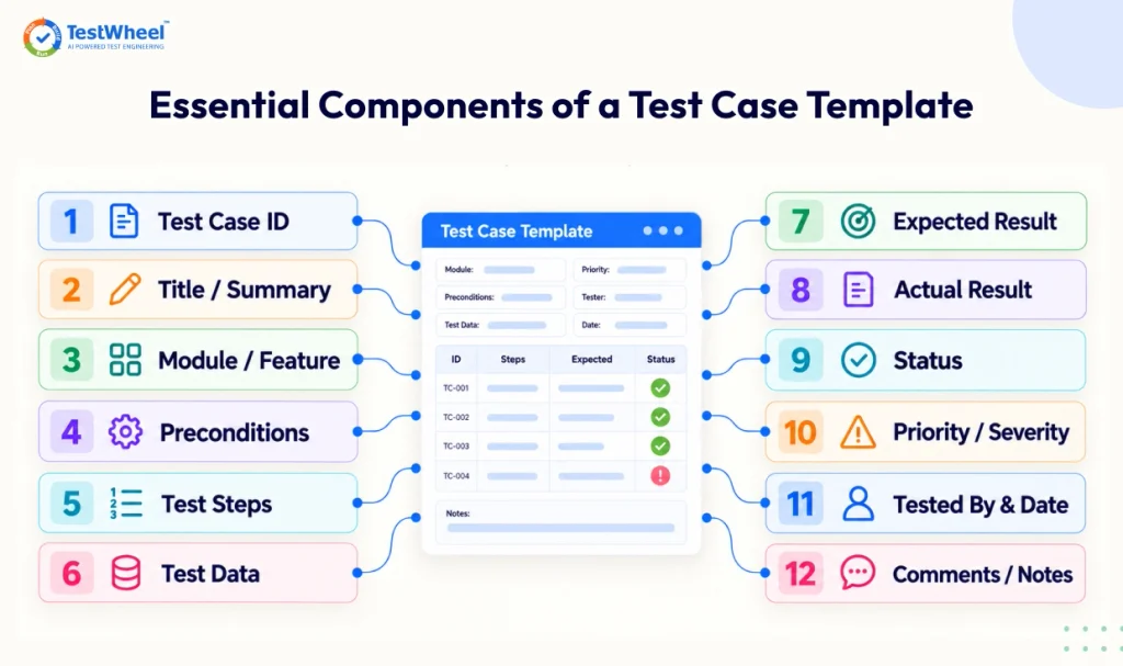 Essential Components of Test Case Template | TestWheel